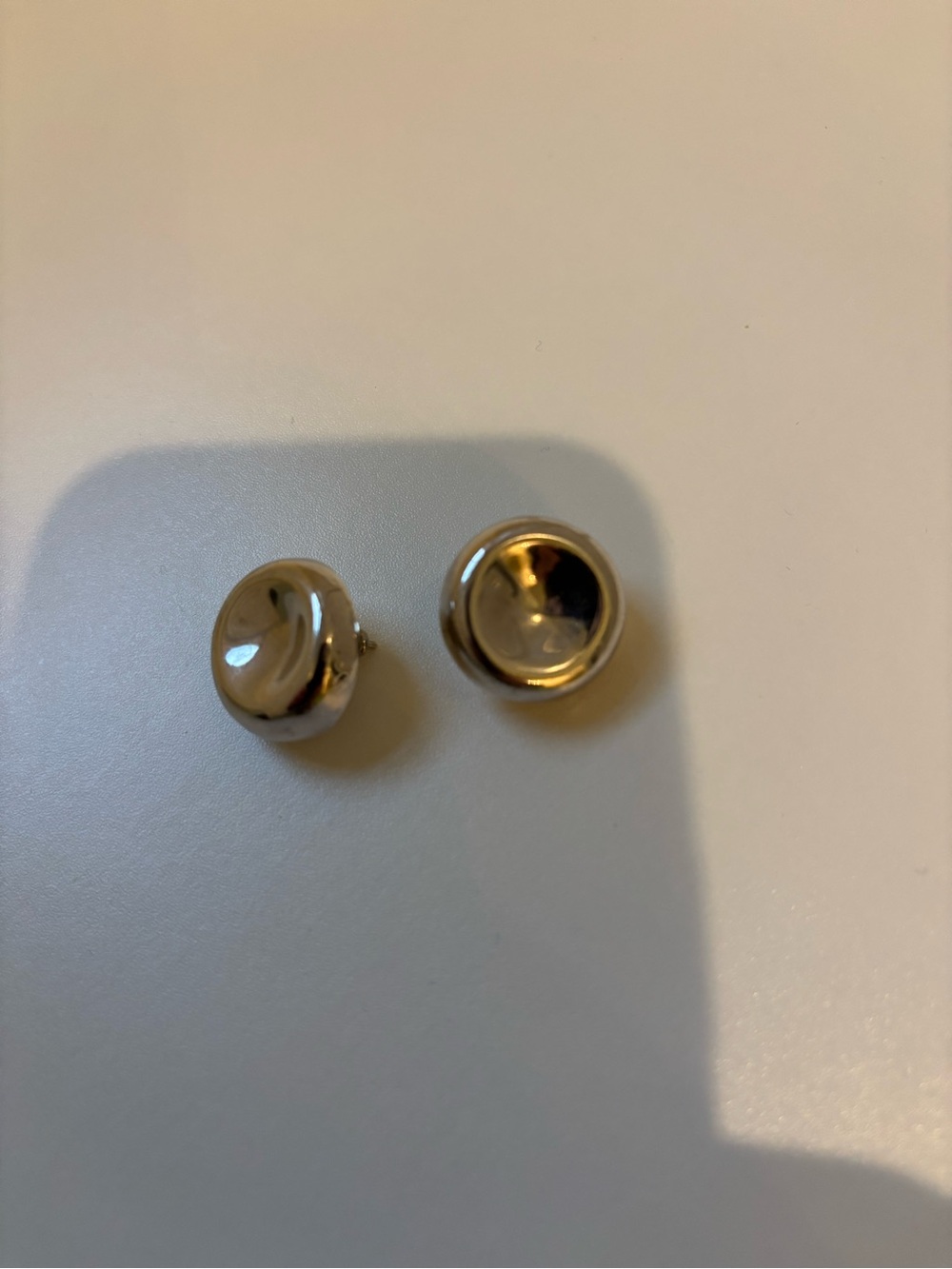 Silver 925 Dome Stud Earrings - Minimalist Women’s Jewelry